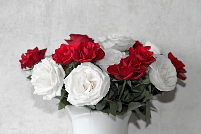 Bouquet de roses rouges